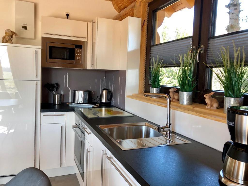 Naturstammhaus Und Appartements Zum Brockenbaecker タンネ エクステリア 写真