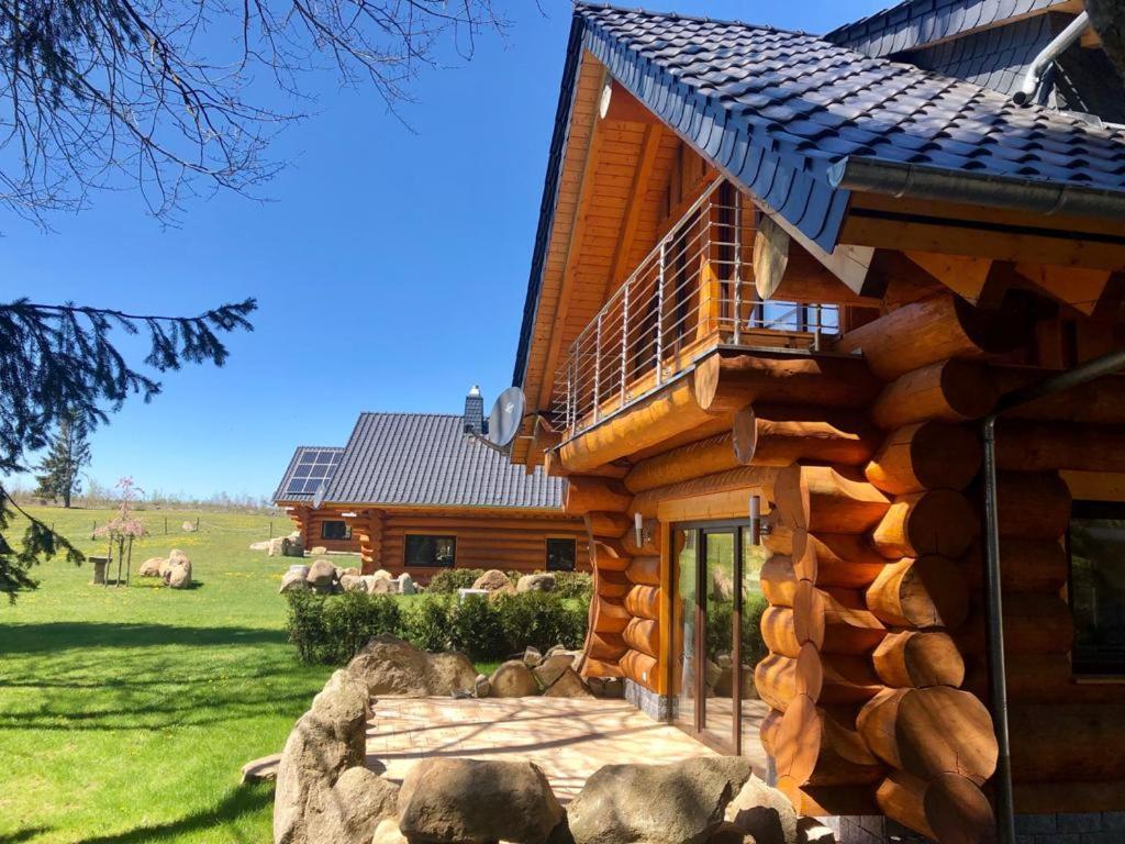 Naturstammhaus Und Appartements Zum Brockenbaecker タンネ エクステリア 写真