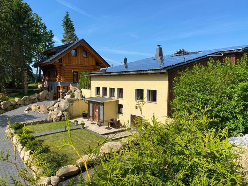 Naturstammhaus Und Appartements Zum Brockenbaecker タンネ エクステリア 写真