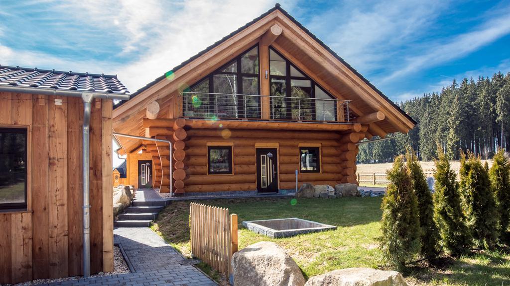 Naturstammhaus Und Appartements Zum Brockenbaecker タンネ エクステリア 写真