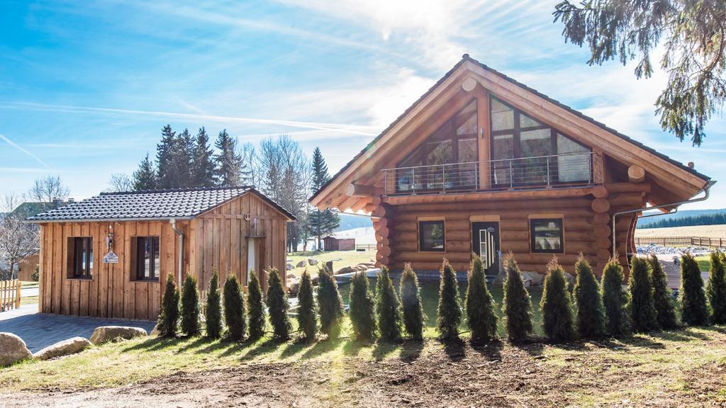 Naturstammhaus Und Appartements Zum Brockenbaecker タンネ エクステリア 写真
