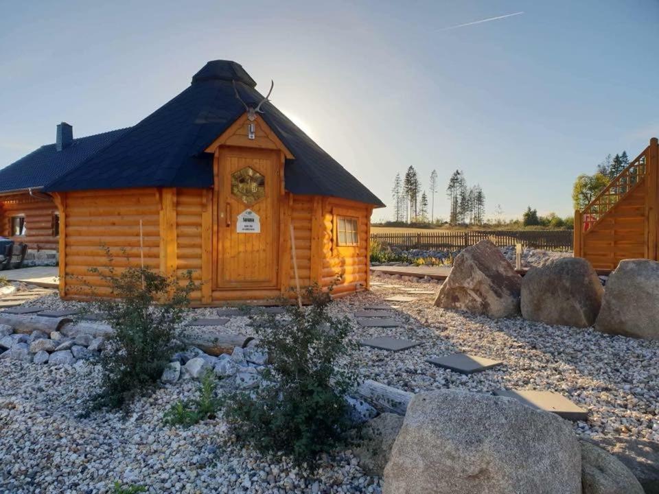 Naturstammhaus Und Appartements Zum Brockenbaecker タンネ エクステリア 写真